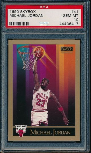Psa 10 Michael Jordan 1990 - 91 90 - 91 Skybox 41 Chicago Bulls Hof Goat Gem