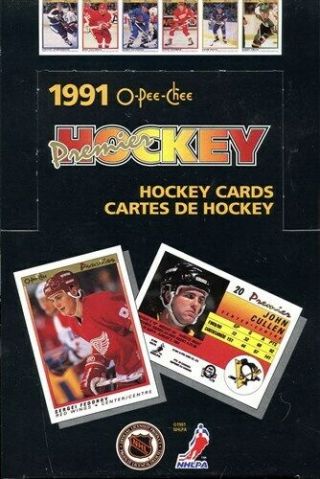 1990/91 Opc O - Pee - Chee Premier Hockey Box