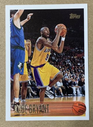 1996 - 97 Topps 138 Kobe Bryant Rookie Card Rc Sharp Corners