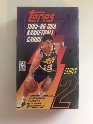 1995 - 96 Topps Basketball Series 2 Hobby Box (36 Packs)