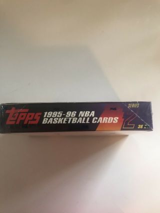 1995 - 96 Topps Basketball Series 2 Hobby Box (36 Packs) 3
