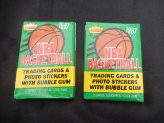 1987 - 88 Fleer Basketball Wax Pack Jordan,  Magic,  Bird ???