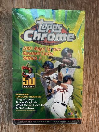 2001 Topps Chrome Series 2 Mlb Baseball Factory Hobby Box