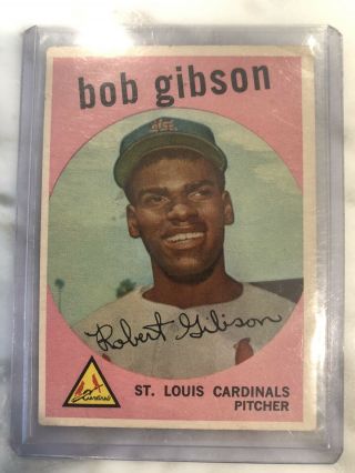 T.  C.  G.  Bob Gibson Rookie Card 1959 514