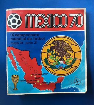 Album Calciatori Panini Mexico 70 - Vuoto/empty - International Edition