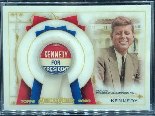 2020 Allen & Ginter Presidential Campaign Pin Relic Fpr - Jfk John F.  Kennedy /25