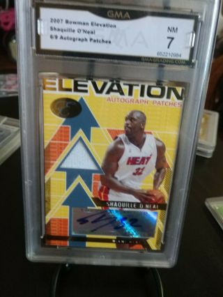 2007 Bowman Elevation Shaquille O 
