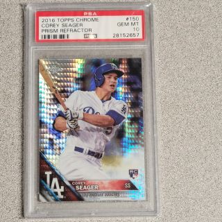 Psa 10 - Corey Seager 2016 Topps Chrome Prism Refractor 150 Dodgers Rookie Card