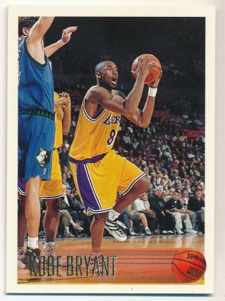 Kobe Bryant 1996/97 Topps Basketball 138 Rc Rookie Card Los Angeles Lakers $1000