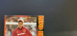1995 LCD Publishing Premier Man U.  62 David Beckham RC Rookie Card 2