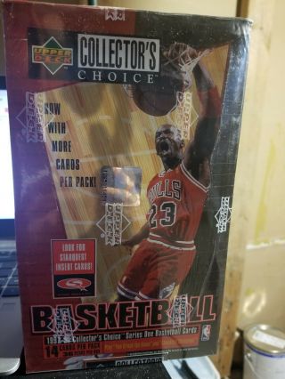 1997 - 98 Upper Deck Collectors Choice Series 1 Factory Basketball Box Kobe