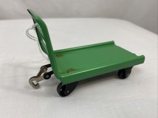 Vintage O Scale Electric Train - Green Baggage Cart 3