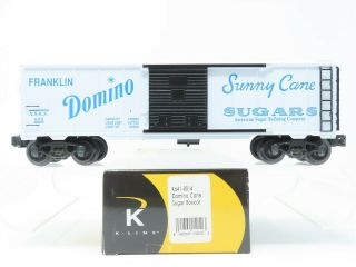 O Gauge 3 - Rail K - Line K641 - 8014 Asrx Domino Cane Sugar Box Car 600