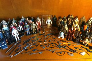 Vintage Star Wars.  First 12/77.  AFA Luke.  All complete.  Incredible & Impressive. 2