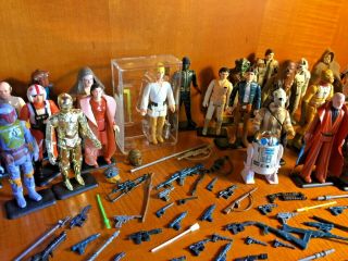 Vintage Star Wars.  First 12/77.  AFA Luke.  All complete.  Incredible & Impressive. 6