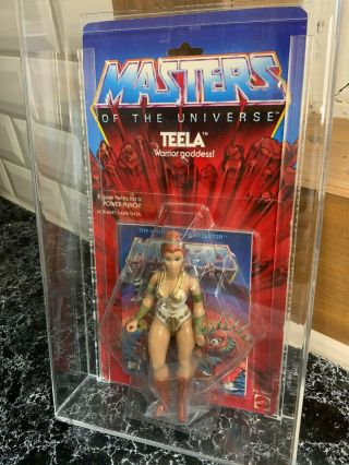 Motu Masters Of The Universe - Teela 8 Back Afa 75 Graded Misb