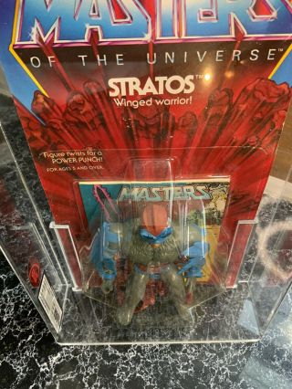Motu Masters Of The Universe - STRATOS 8 BACK AFA UKG 80 Graded MISB 3