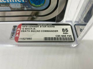 1978 Kenner Star Wars 12 Back B AFA 85 Death Squad Commander 2
