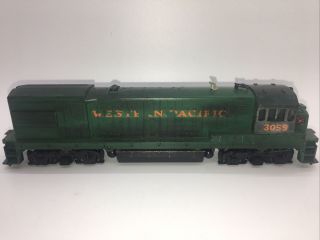 Athearn Ho Scale Western Pacific Emd Diesel Locomotive 3059