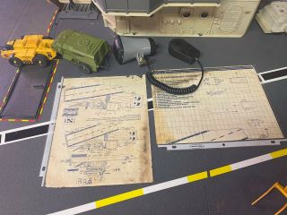 1985 gi joe uss flagg aircraft carrier.  100 complete with paperwork and mic 2