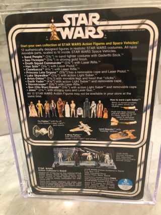 1978 Kenner Star Wars 12 Back B Stormtrooper AFA NM,  MT C90 B90 F85.  UNPUNCHED 3