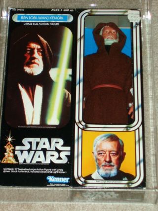 Vintage Star Wars 1979 Kenner Afa 80 Ben Obi - Wan Kenobi 12 " Inch Doll Misb Boxed