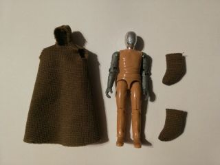 100 Vintage Mego Black Hole Humanoid With Cape & Both Boots
