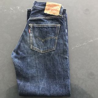 Vintage 60’s Levis 501 Selvedge Red Line Denim Blue Jeans Big E 28 X28 2