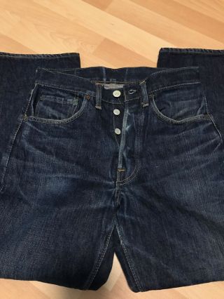 Vintage 60’s Levis 501 Selvedge Red Line Denim Blue Jeans Big E 28 X28 5