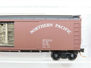N Scale Micro - Trains MTL 07900020 NP Northern Pacific 50 ' Boxcar 39630 w/ Load 3
