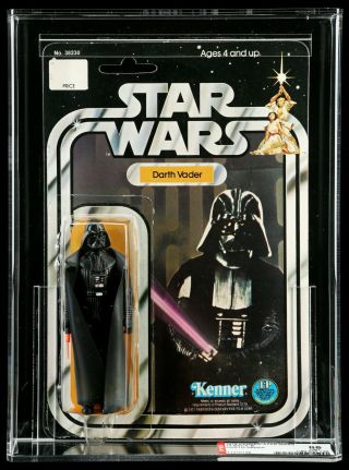 Vintage Star Wars Darth Vader 1978 Figure 12 Back B Moc Afa Graded 85 Kenner