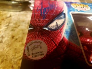 Funko Pop Spider - Man Metallic Blu - ray DVD Set JP 1000 Ltd Stan Lee signed 4