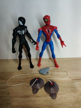 Spectacular Spiderman Animated Series 2 Action Figure Red/black Suit 6 " 2008.