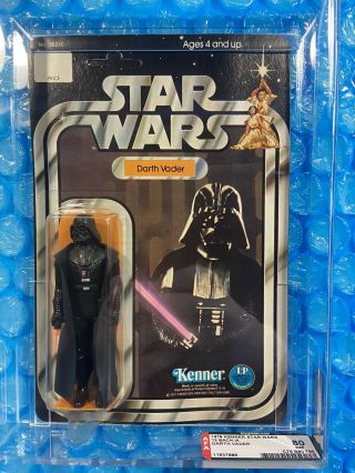 1978 Unpunched Kenner Star Wars Darth Vader 12 Back A Moc Afa 80 C75 B80 F85