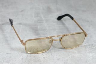 Alte Brille Gestempelt Mit Made In Ddr Vintage Gefärbtes Glas Herren