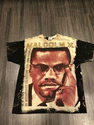 Vintage Mosquitohead Malcolm X T - Shirt Xl