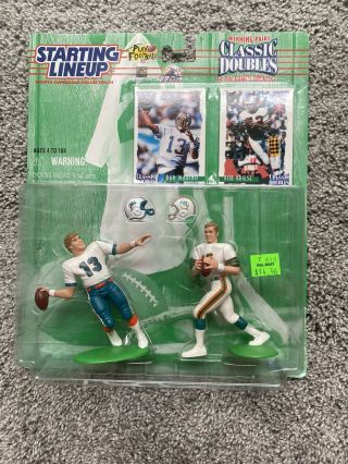 Nfl Starting Lineup 1997 Classic Doubles Dan Marino Bob Griese Miami Dolphins