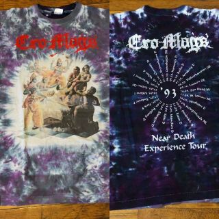 Cro - Mags Og 1993 Tour Shirt Bad Brains Nyhc Leeway Megadeth Metallica Vintage