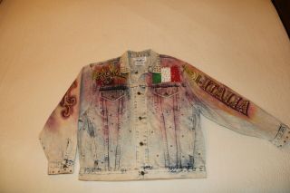 RARE Vintage Tony Alamo Denim Jacket - ROME - Size L 2