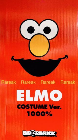 Medicom 2020 Be@rbrick Sesame Street Elmo Costume version 1000 Bearbrick 1pc 4