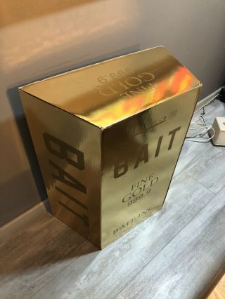 Bearbrick Bait X Medicom Gold Bar 1000 Gold Rare Limited GLD BAIT 6