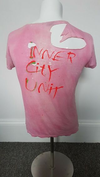 Vintage 1982 INNER CITY UNIT Gig T - Shirt BARNEY BUBBLES Punkadelic Tee Shirt 2