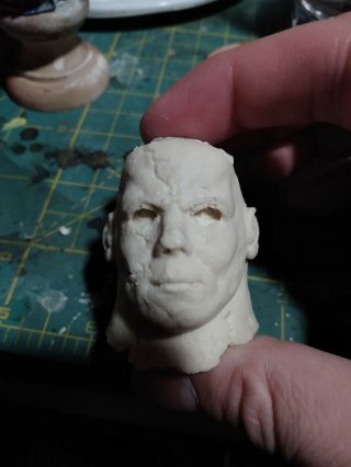1:6 Scale Michael Myers Head Sculpt Halloween Rob Zombie Ones Customs