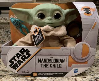 In Hand Star Wars Mandalorian The Child Talking Baby Yoda Grogu Animatronics Usa