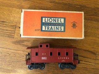 Vintage Lionel Caboose 6257 With Box,  Post War