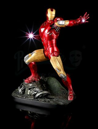 Sideshow Premium Format Iron Man Mark Vi Maquette Statue - 1/4 Boxed.