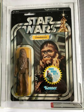 Afa 80 Nm 1978 Kenner Star Wars Chewbacca 20 Back - G