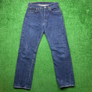 60s Vintage Levis Big E 501 Xx Selvedge Jeans Denim 6 Button 1960s 27x29 Rare