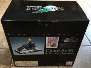 1st Ed Kotobukiya Final Fantasy Vii 7 Cloud Strife & Hardy Daytona 1/8 Cold Cast