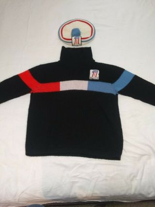 Harley Davidson Amf Vintage Sweater And Beanie From Around The 60s